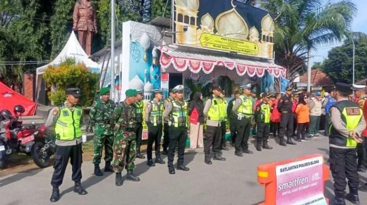 Amankan Mudik Lebaran, Kodim 0721/Blora Dirikan Pos Terpadu di Titik Strategis