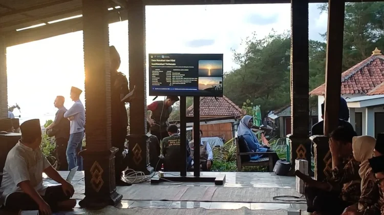 Tentukan 1 Syawal, PCNU Purworejo Gelar Rukyatul Hilal di Pantai Jetis