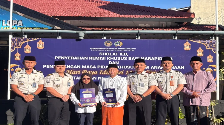 Rutan Kelas IIB Purworejo Serahkan Remisi kepada 122 Napi
