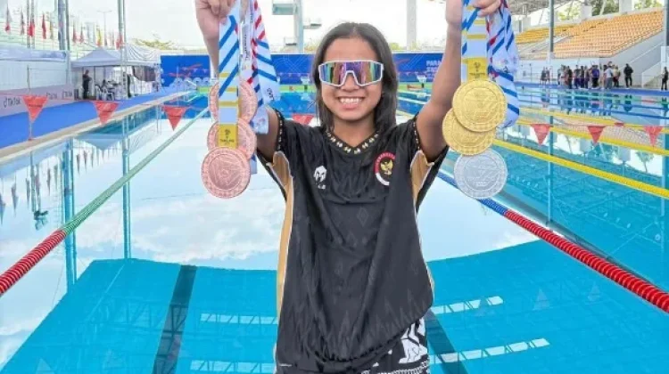 Siti Aisyah  Peraih Dua Emas ASEAN Para Games Ingin Hadiahkan Umrah Orang Tuanya