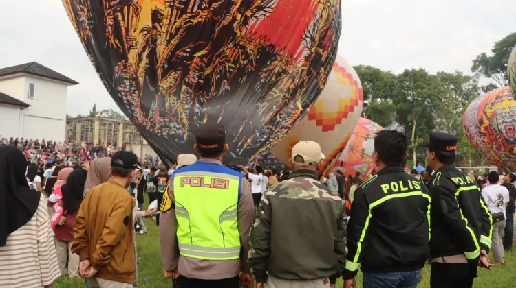 Jelang Puncak Festival Balon Dieng, Polres Wonosobo Perketat Pengamanan