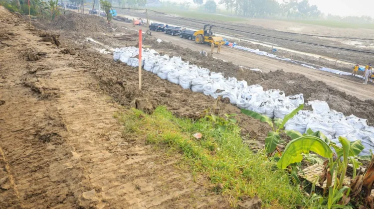 Pemprov Jateng Dorong Percepatan Perbaikan Tanggul Sungai Tuntang Grobogan