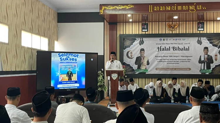 Gelar Silaturahmi, SMKM 1 Warungasem Undang Guru Pendiri