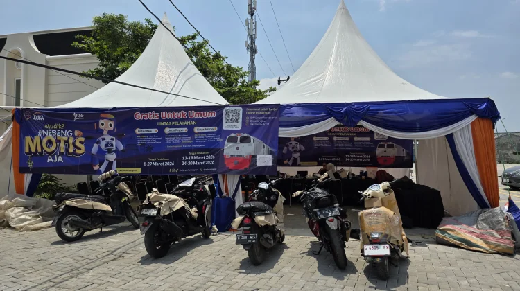 Tekan Risiko Mudik, Program Motis KAI Semarang Angkut Ribuan Motor