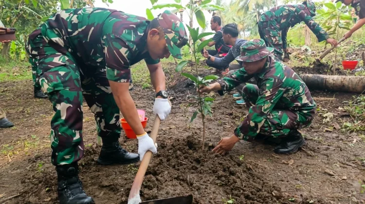 Dandim 0714 Salatiga Mulai Bangun Jembatan Garuda Tahap 4