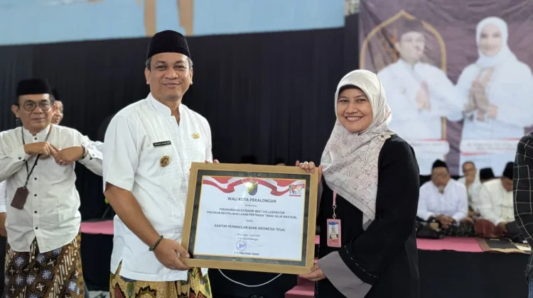 BI Tegal Jadi Best Kolaborator, Lahan Eks Rob di Pekalongan Jadi Sumber Pangan