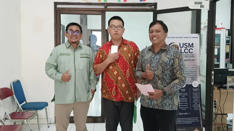 Gandeng PT Enle, Universitas Semarang Latih Bahasa Indonesia bagi Penutur Asing