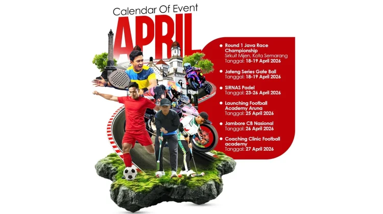 Semarang Jadi Pusat Event Olahraga Nasional Sepanjang April 2026, Ini Agendanya