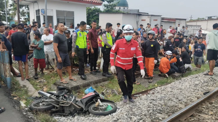 Tertemper Kereta Api Harina, Pengendara Motor Meninggal
