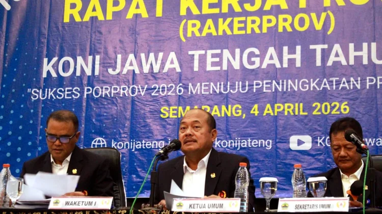 Rakerprov KONI Jateng, Bahas Porprov 2026 Semarang Raya