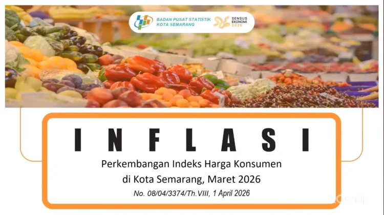 Inflasi Semarang Maret 2026 Terkendali, Harga Pangan Relatif Stabil