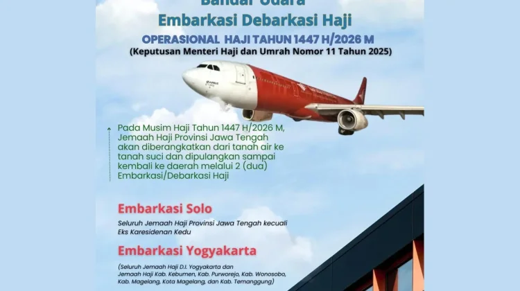 Skema Baru, Jemaah Haji Jateng 2026 Bakal Diberangkatkan dari Solo dan Yogyakarta
