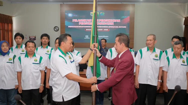 PBSI Batang Dikukuhkan, Targetkan Atlet Lolos 10 Besar Porprov