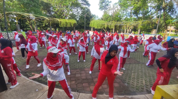Halalbihalal Klub Jantung Sehat Kendal, Diisi Senam Bersama dan Tari Kreasi