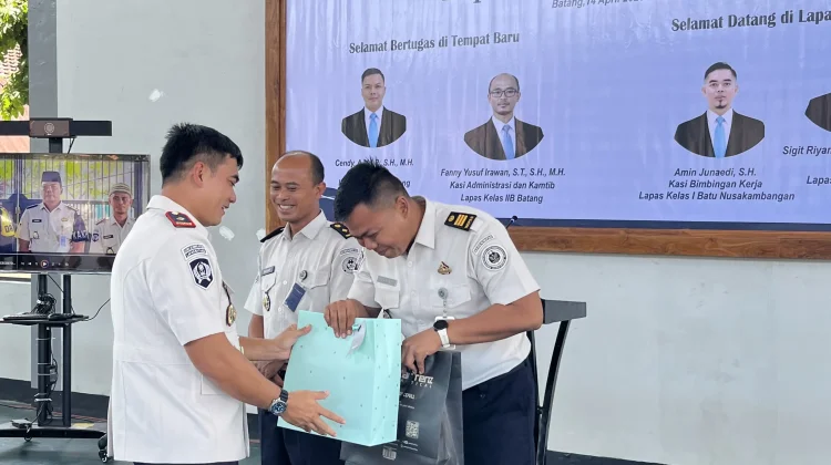 Optimalkan Kinerja Organisasi, Lapas Batang Lantik Pejabat Baru