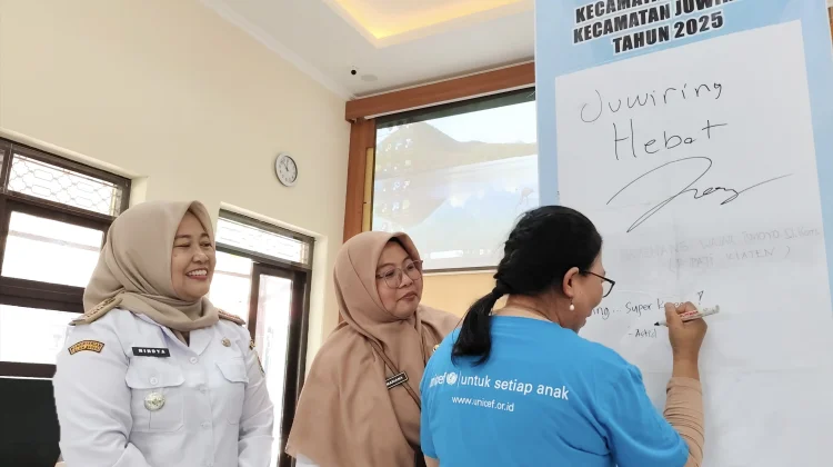Perlindungan Perempuan-Anak di Juwiring Menguat, UNICEF Berikan Apresiasi