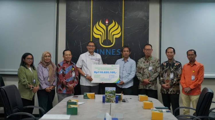BPJS Ketenagakerjaan Serahkan Santunan Rp110 Juta ke Ahli Waris Pegawai Unnes