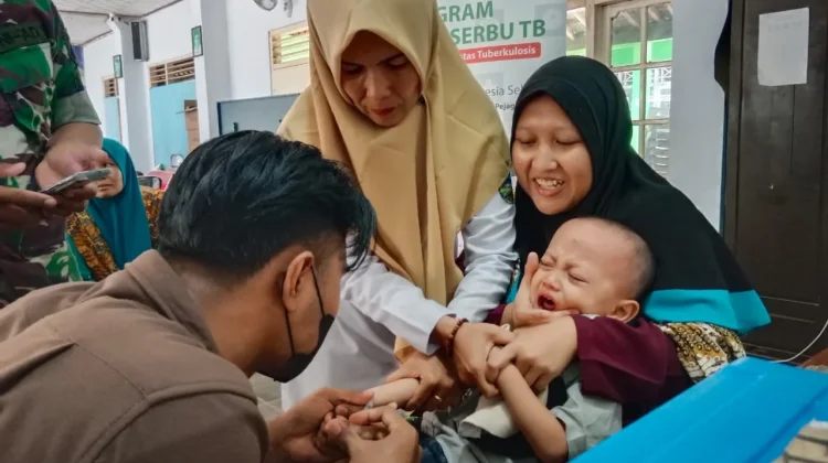 Program Desa Serbu TBC Dompet Dhuafa, Puluhan Balita Jalani Skrining Dini