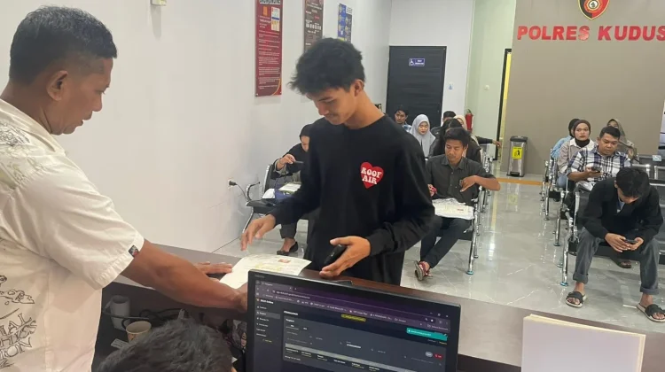 Pelayanan Kilat 5 Menit, Pemohon SKCK di Polres Kudus Meningkat