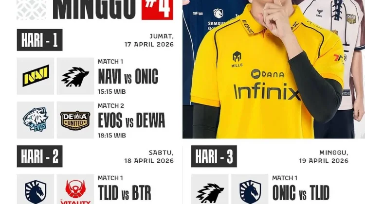 Jadwal MPL Minggu ke 4