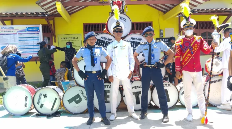 Drum-Band SMK Pelayaran Tayu Siap Tampil diLima Kecamatan.