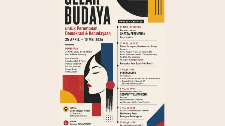 Gelar Budaya di Semarang, Konsorsium Kerja Budaya Suarakan Isu Perempuan