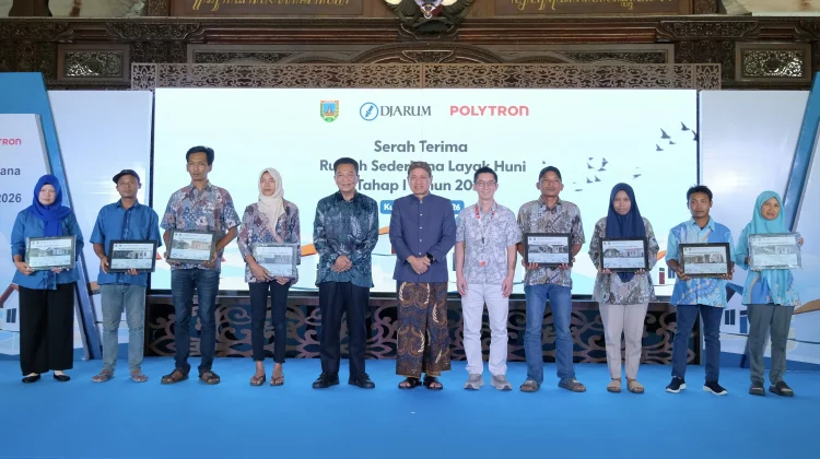 Pengentasan Kemiskinan, Djarum-Polytron Bangun 128 Rumah Layak Huni di Kudus