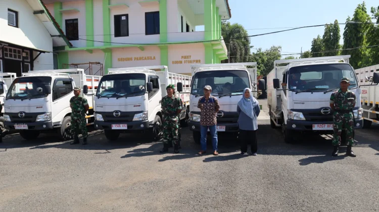 Kodim Purworejo Serahkan Puluhan Kendaraan Operasional untuk Kopdes Merah Putih