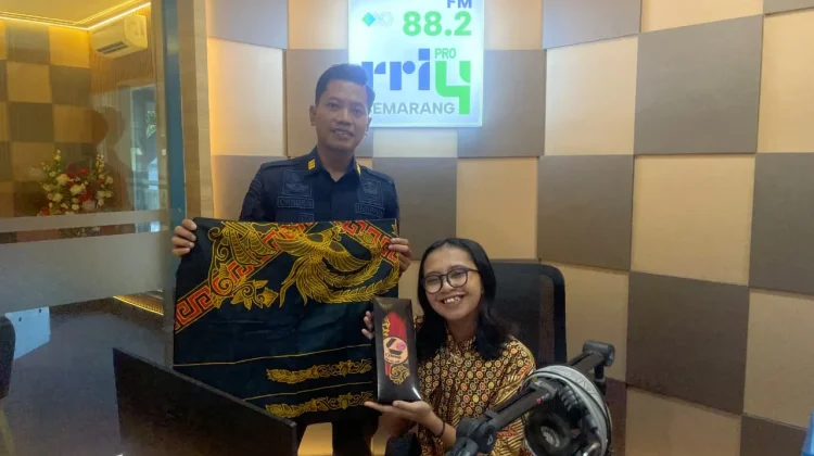 Dari Balik Jeruji, Lapas Semarang Kenalkan Batik Tulis lewat RRI