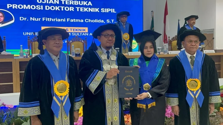 Teliti Perilaku Beton, Dosen USM Raih Doktor Teknik Sipil Unissula