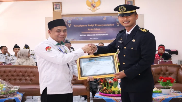 Rutan Kelas IIB Purworejo Gelar Tasyakuran Hari Bakti Pemasyarakatan ke-62