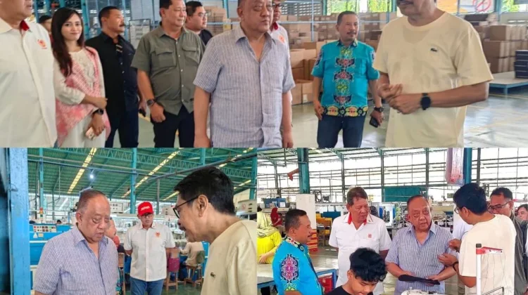 Kunjungi Pabrik Sepatu, Marciano Norman Dorong Industri Olahraga Lokal Mendunia