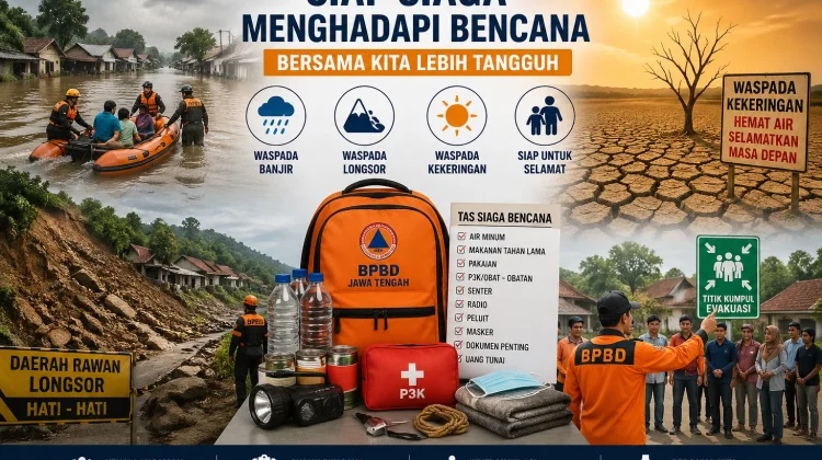 El Nino, BPBD Jateng Tekankan Pentingnya Kesiapsiagaan Bencana bagi Masyarakat