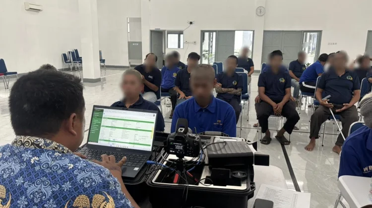 Lapas Semarang Gelar Perekaman Biometrik, Pastikan Hak Administrasi Warga Binaan