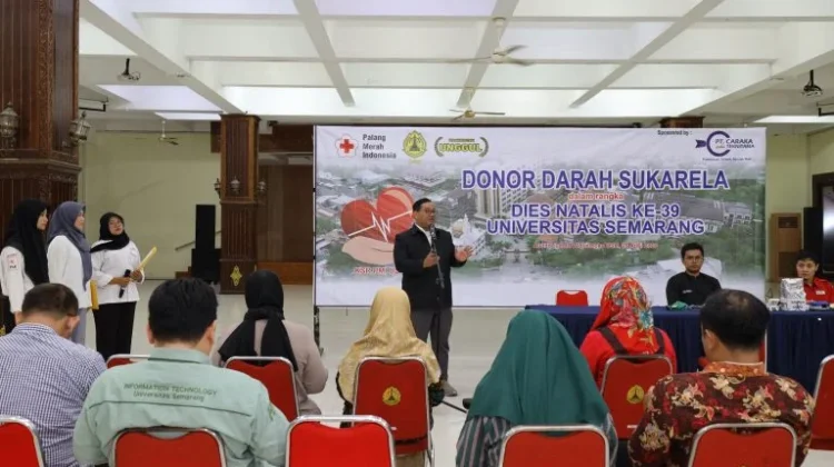 Dies Natalis ke-39, Universitas Semarang Dorong Kepedulian lewat Donor Darah
