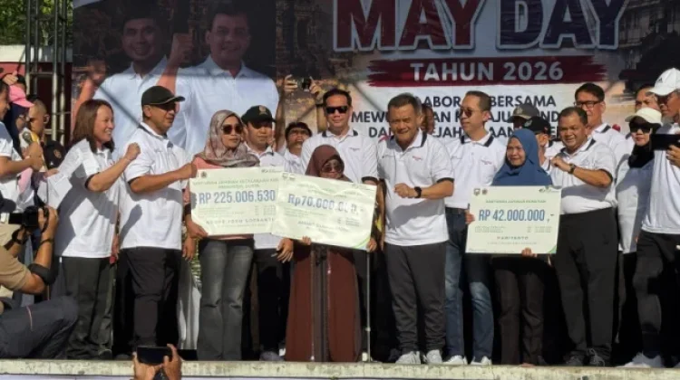 Momen May Day 2026, BPJS Ketenagakerjaan Cabang Ungaran Serahkan Santunan