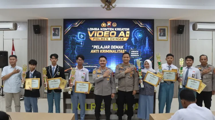 Polres Demak Gelar Lomba Konten Kreator AI untuk Pelajar SMA