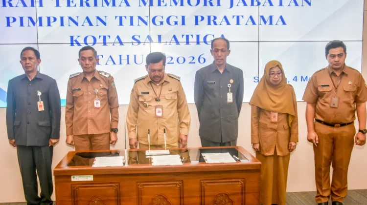 Sertijab JPT: Wali Kota Salatiga Minta Pejabat Akselerasi Kinerja