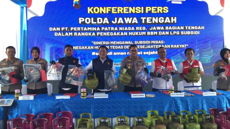 Polda Jateng Bongkar 53 Kasus BBM dan LPG Ilegal, Pertamina Beri Apresiasi