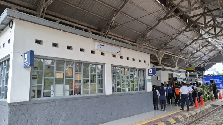 Sepekan Dibuka, Stasiun Comal Diserbu Penumpang, Semarang Jadi Tujuan Primadona
