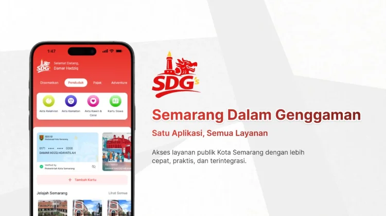 Warga Kota Semarang Kini Bisa Akses 20 Layanan Publik lewat Aplikasi SDGs