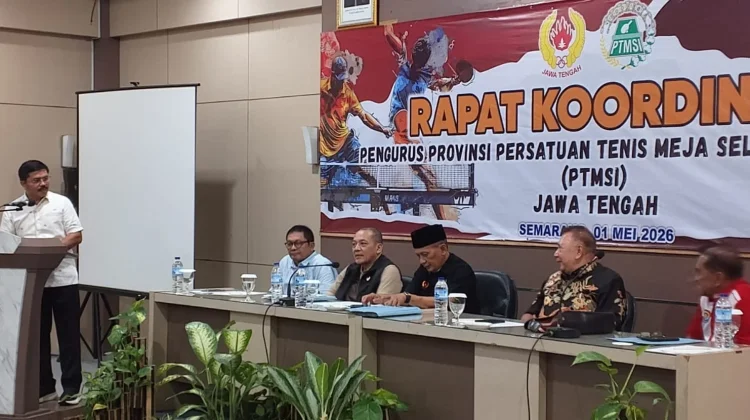 Bahas Pencalonan Ketum, Rakor Persatuan Tenis Meja Jateng Berakhir Deadlock