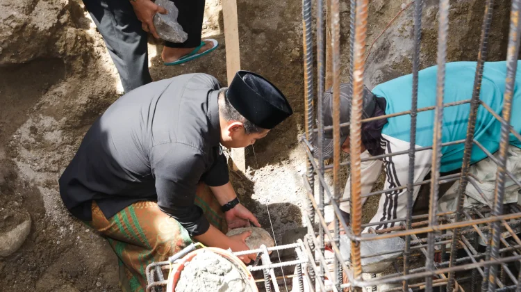 Masjid Bersejarah Boyolali yang Terbakar Mulai Dibangun Lagi