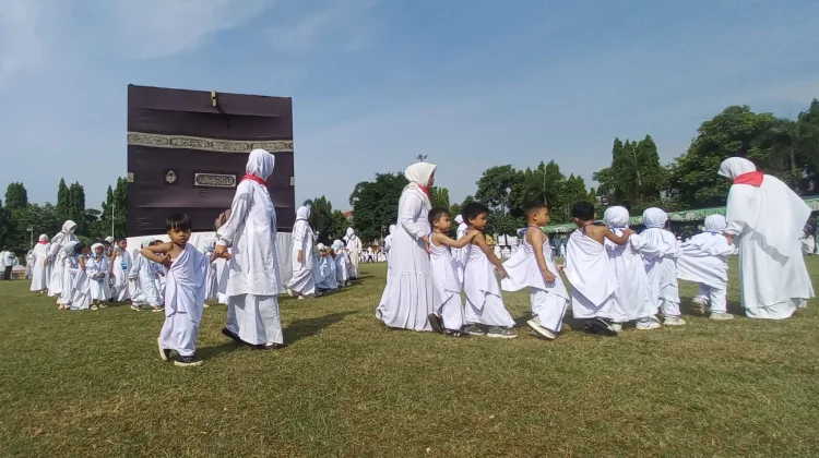 Sebanyak 1.1082 Siswa TK/RA Dari 13 Lembaga Ikuti Pengenalan Manasik Haji