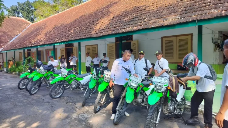 Perhutani KPH Telawa Cek Motor Trail Operasional, Pastikan Siap Tugas di Hutan