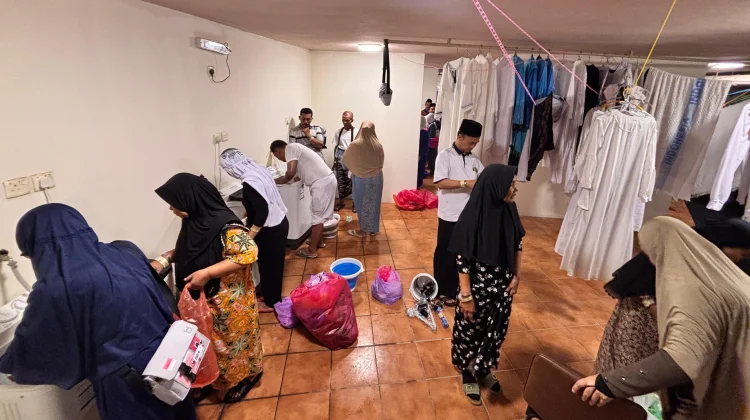 Cerita Jemaah Haji asal Kudus, Kini Bisa Cuci Ihram Gratis 24 Jam di Hotel