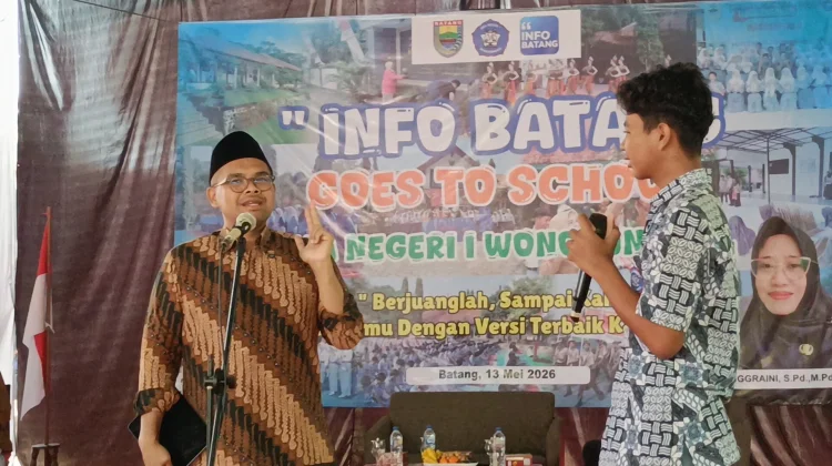 Bupati Goes to School, Pelajar SMA Wonotunggal Batang Dihadiahi Motivasi