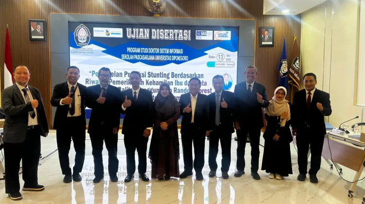 Riset Prediksi Stunting, Dosen Stikes RS Dr. Soetomo Raih Gelar Doktor Undip