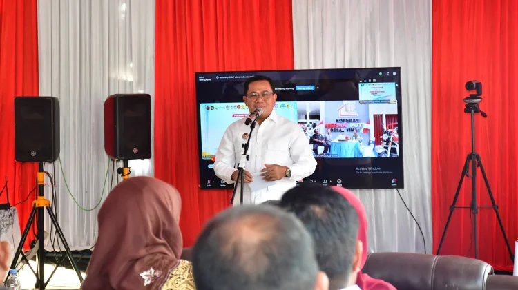 Resmikan KDKMP, Sukirman Ingatkan Pengurus Koperasi Transparan dan Profesional