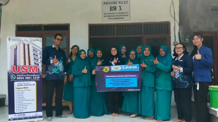 Dampingi Ibu-ibu PKK Tlogomulyo, USM Bagikan Rahasia Olah Sampah Jadi Cuan